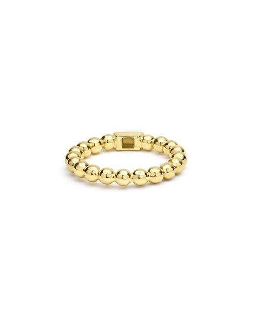 Lagos Metallic Caviar 18K Stacking Ring
