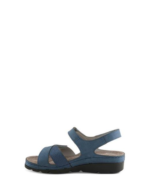 Flexus by Spring Step Blue Orwell Sandal