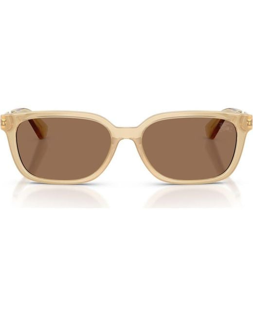 Burberry Brown 54Mm Rectangular Sunglasses