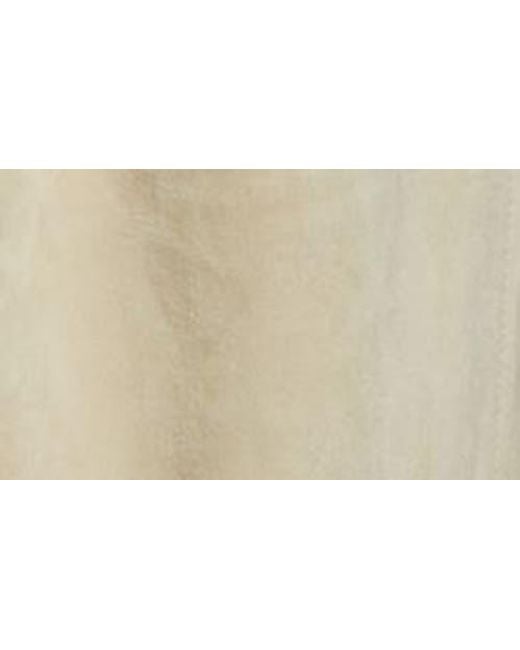 R13 Natural Pleated Wide Leg Suede Pants