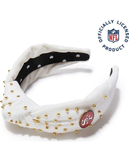 Lele Sadoughi Multicolor Sf 49Ers Embellished Knotted Headband
