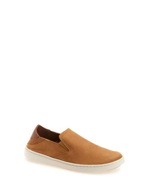 Olukai Brown Pehuea Slip-On Sneaker