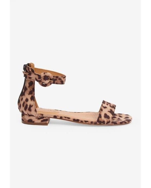 Comfortview Brown The Alora Patterned Sandal