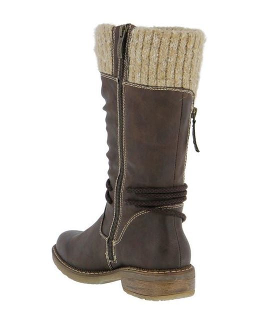 Spring Step Brown Acaphine Water Resistant Boot