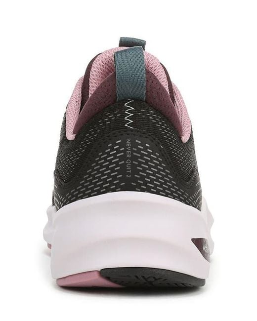 Ryka Black Never Quit 2 Training Sneaker
