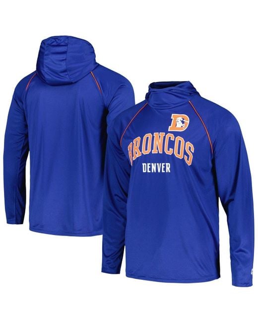 Denver Broncos Nike Throwback Raglan Long Sleeve T-Shirt