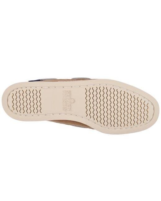 Sebago Natural Portland Roughout Boat Shoes