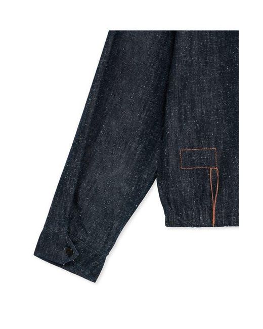 Fortela Blue Carol Rinse Denim Zip-Up Jacket for men