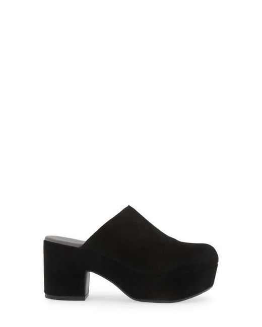 Chocolat Blu Black Ginette Platform Clog
