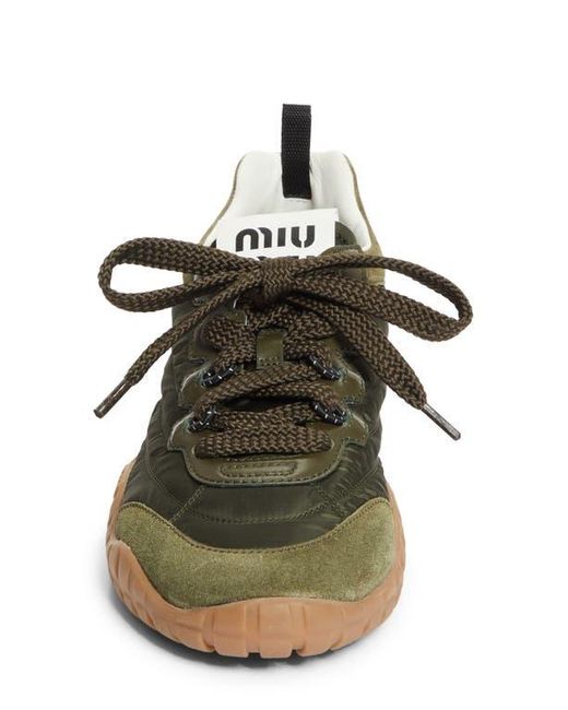 Miu Miu Multicolor Tyre Nylon Sport Sneaker
