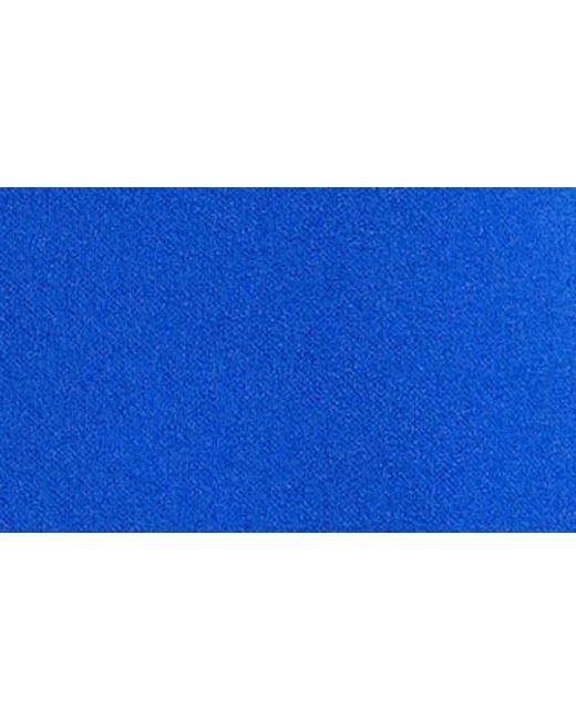 Ming Wang Blue Deco Stretch Crepe Utility Jacket