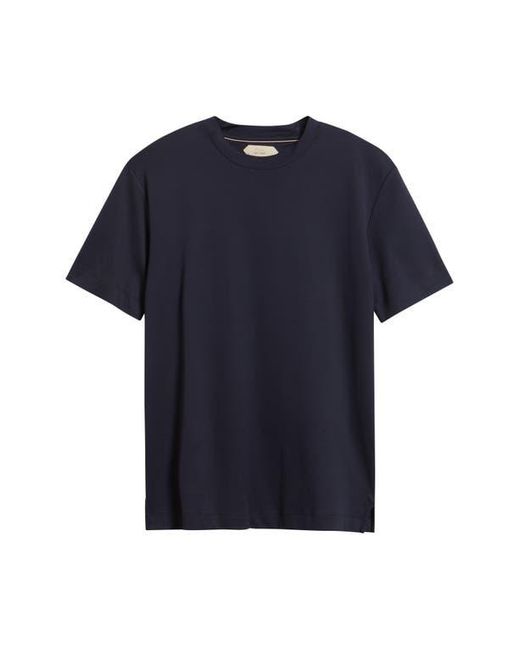 Aurélien Blue Aur1 Solid Cotton T-Shirt for men
