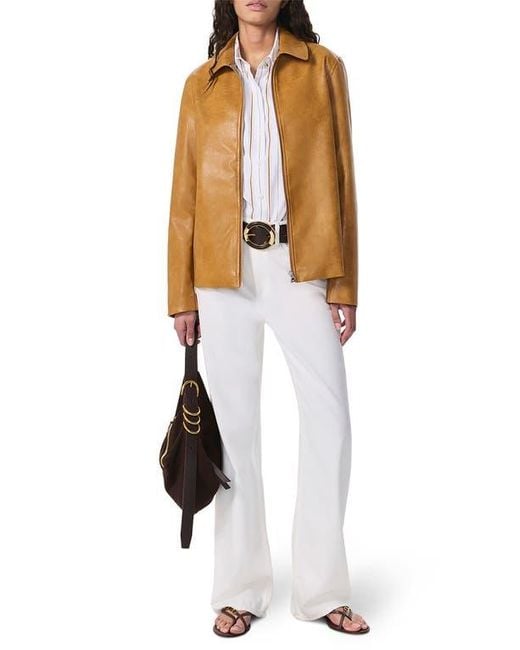 Rag & Bone Brown Jordie Faux Leather Jacket