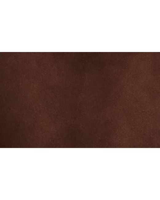 Lucky Brand Brown Button Front Suede Jacket