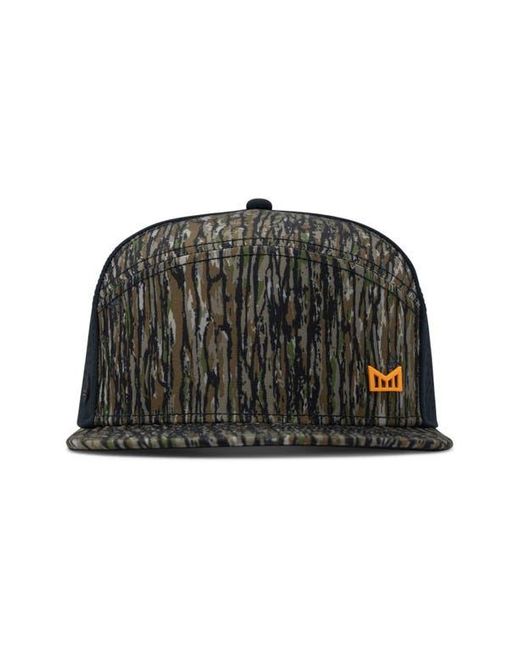 Melin Black X Realtree Trenches Icon Hydro Performance Snapback Hat for men