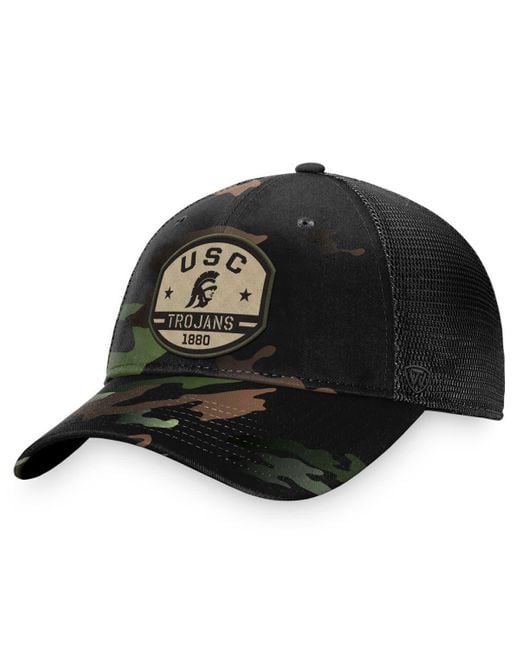 Top Of The World Black Usc Trojans Oht Delegate Trucker Adjustable Hat At Nordstrom for men
