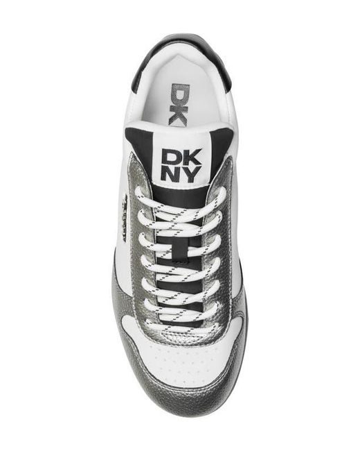 DKNY White Amanda Sneaker