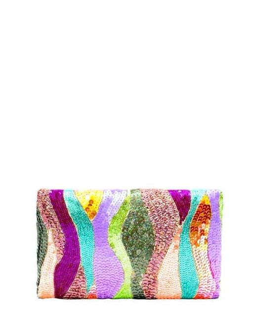 Simitri White Dune Kitsch Clutch