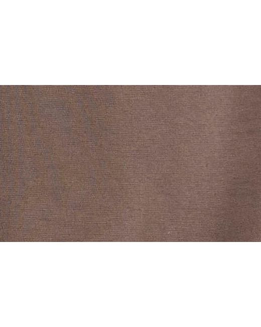 Vince Brown Milano Stitch Johnny Collar Long Sleeve Polo for men