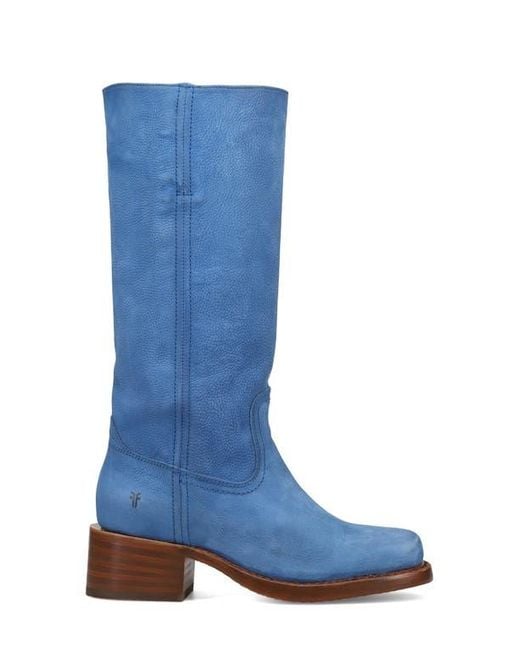 Frye Blue Campus Knee High Boot