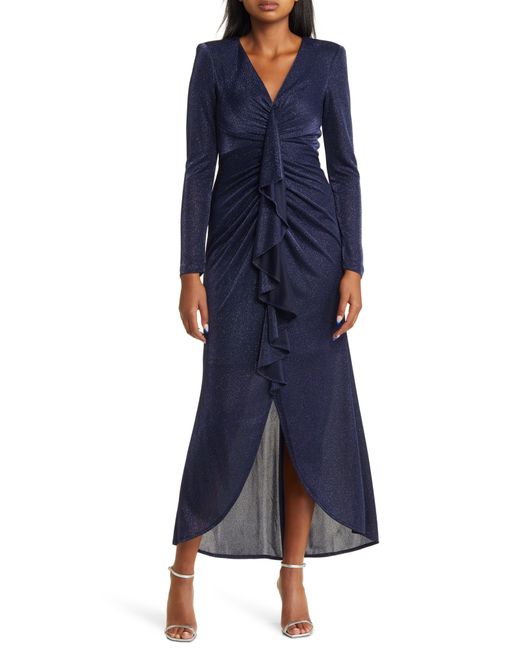 Vince camuto beaded cuff ruched jersey gown sales