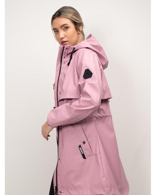 Jacket Pink Aurora Cape Raincoat