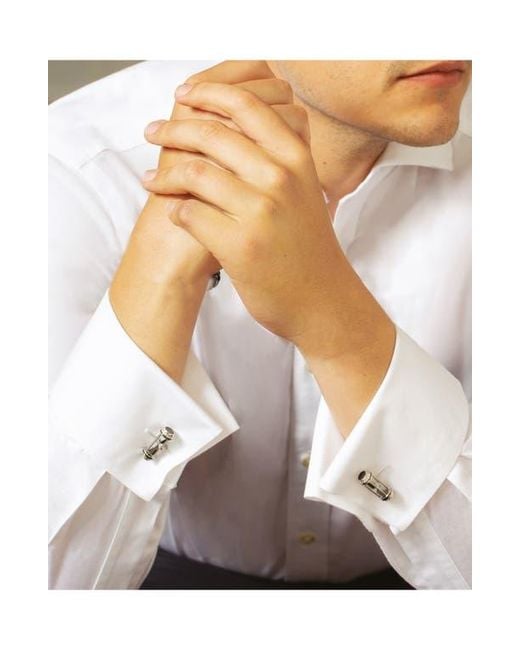 Tateossian Black Sand Timer Novelty Cufflinks for men