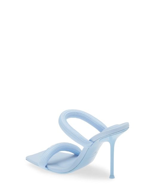 Alexander Wang Blue Julie Padded Slide Sandal