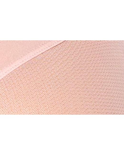 Curvy Couture Natural Sheer Mesh Front Clasp Racerback Underwire Bra
