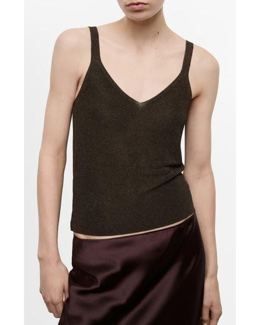 Mango Black Sweater Tank