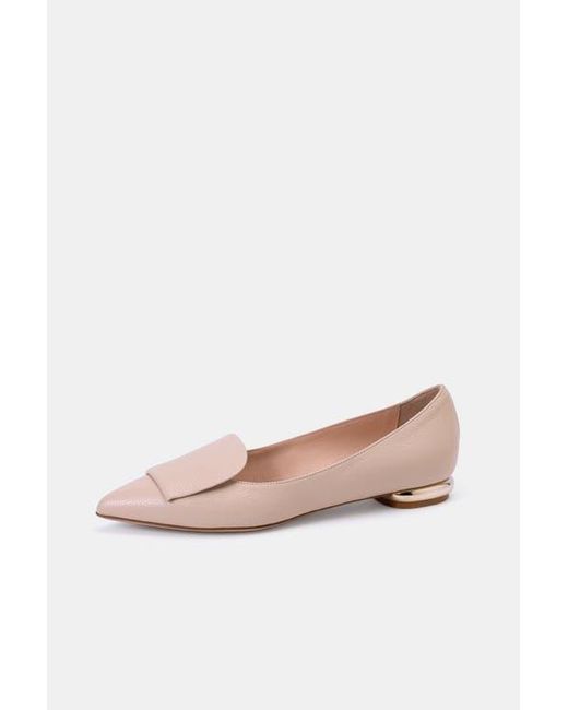 Bells & Becks Pink Lia Pointed Toe Loafer