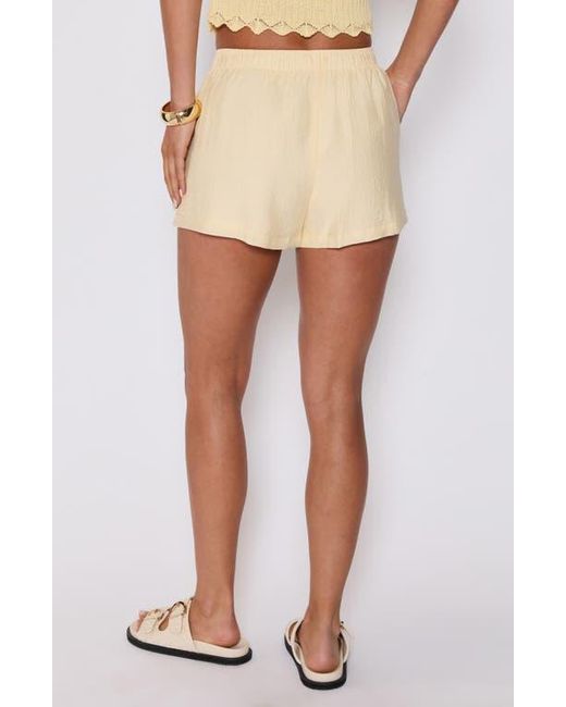 Vici Collection Natural Ellory Drawstring Shorts