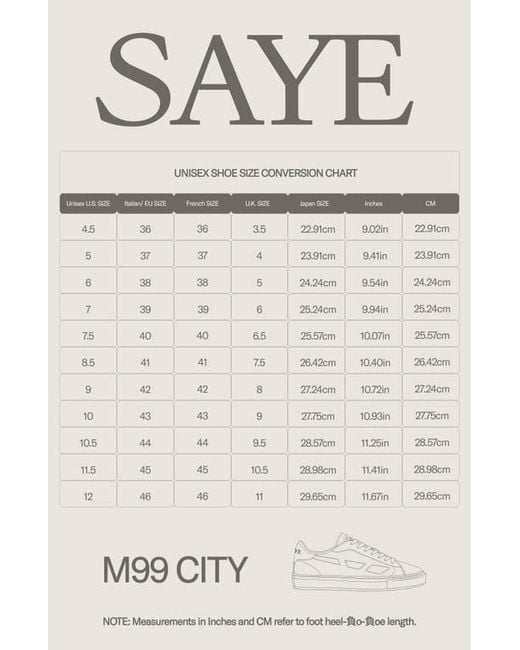 SAYE White M99 City