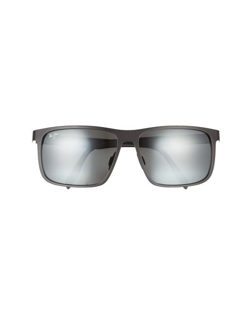 Maui Jim Wana 61mm Polarizedplus2® Rectangle Sunglasses for Men | Lyst