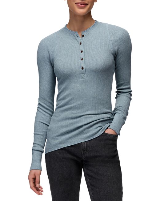 Prana Blue Touchstone Henley