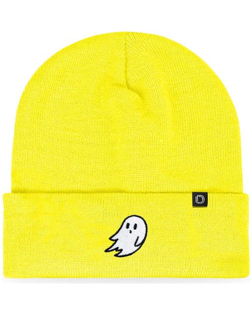Alix Yellow Ghost Beanie for men