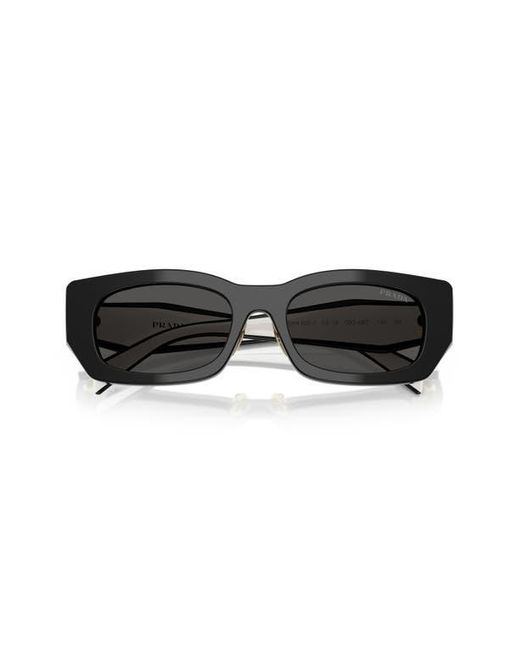 Prada Gray 53Mm Pillow Sunglasses