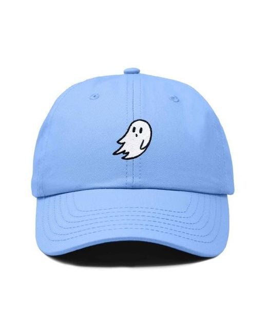 Alix Blue Ghost Embroidered Low Crown Cap
