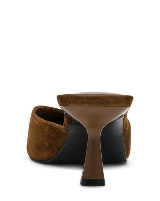 Steve Madden Brown Mod Pointed Toe Mule Pump