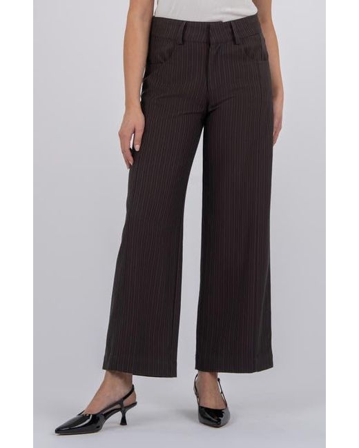 Kut From The Kloth Black High Rise Crop Wide Leg Pants