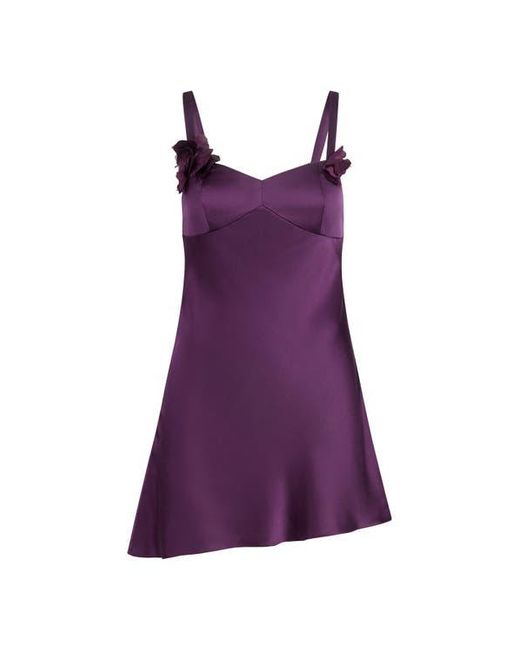 Scarlett Gasque Purple Temptation Mini Dress
