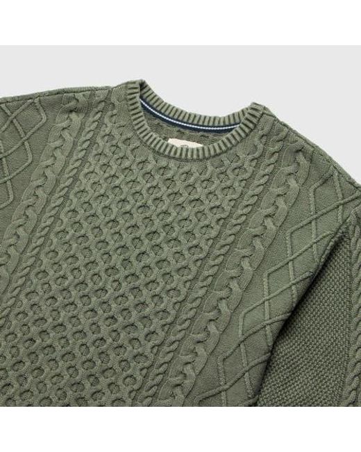 Surfside Supply Green Eddie Knit Sweater for men