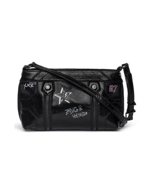 Zadig & Voltaire Black Sunny Mood Punk Crossbody Bag