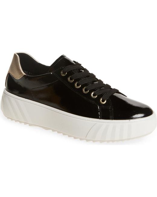Ara Black Mikky Platform Sneaker