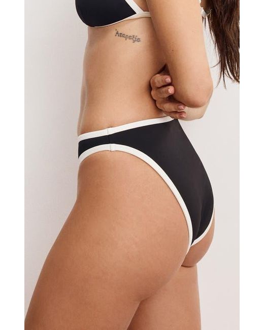 GOOD AMERICAN Black Compression Better Bikini Bottoms