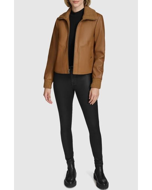 Andrew Marc Black Beatrix Leather Jacket