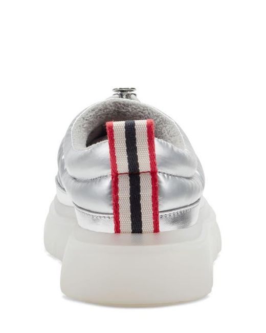Hunter White Madi Platform Puffer Slipper