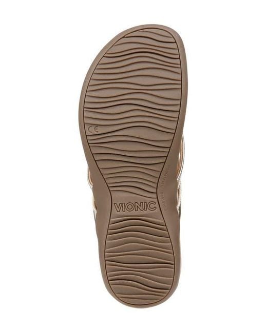vionic bella bow flip flop