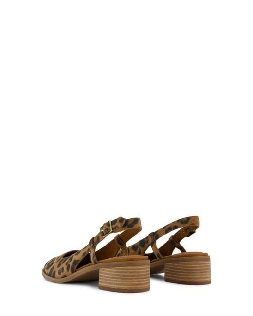 TOMS Brown Jaclyn Slingback Pump