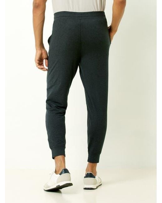 Single Stitch Black Everyday Drawstring Jogger for men